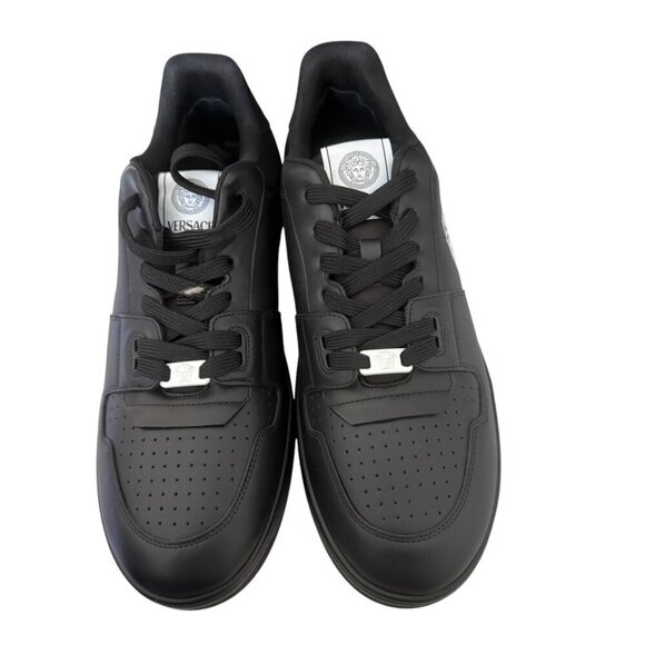 Versace Medusa Black Leather Men\'s Sneaker Shoe, 1013377, 45.5 main image 10